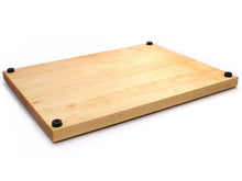 Load image into Gallery viewer, 1.25” Thick Extra Large Butcher Block Cutting Board With Rubber Feet, Thick Cutting Board, Wood Chopping Board, American Made Maple Hardwood
