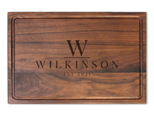Load image into Gallery viewer, Personalized Cutting Board, Custom Engraved Charcuterie Board, Fatherโs Day Gift, Wedding Gift, Made in The USA