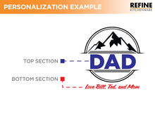 Load image into Gallery viewer, Gift For Dad Cutting Board, Personalized Gifts For Dad, Custom Grilling Gift For Dad, BBQ Gift For Dad - USA Made