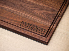 Load image into Gallery viewer, Personalized Cutting Board, Custom Engraved Charcuterie Board, Fatherโs Day Gift, Wedding Gift, Made in The USA
