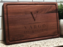 Load image into Gallery viewer, Personalized Cutting Board, Custom Engraved Charcuterie Board, Fatherโs Day Gift, Wedding Gift, Made in The USA