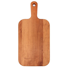 Load image into Gallery viewer, Personalized Last Name Letter Charcuterie Board, Monogram Cherry Wood Paddle Board, Mother’s Day Gift, Wedding Gift, Made in The USA