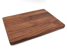 Load image into Gallery viewer, 1.25” Thick Extra Large Wood Cutting Board with Feet, Pocket Handles and Juice Groove, 24x18”x1.25 Inches Thick, Gift For Dad, 100% USA Made