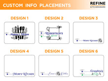 Load image into Gallery viewer, Personalized Mothers Day Cutting Board, Custom Gift for Wife, Monogrammed Gifts for her, Personalized Mother's Day Gift, USA Made