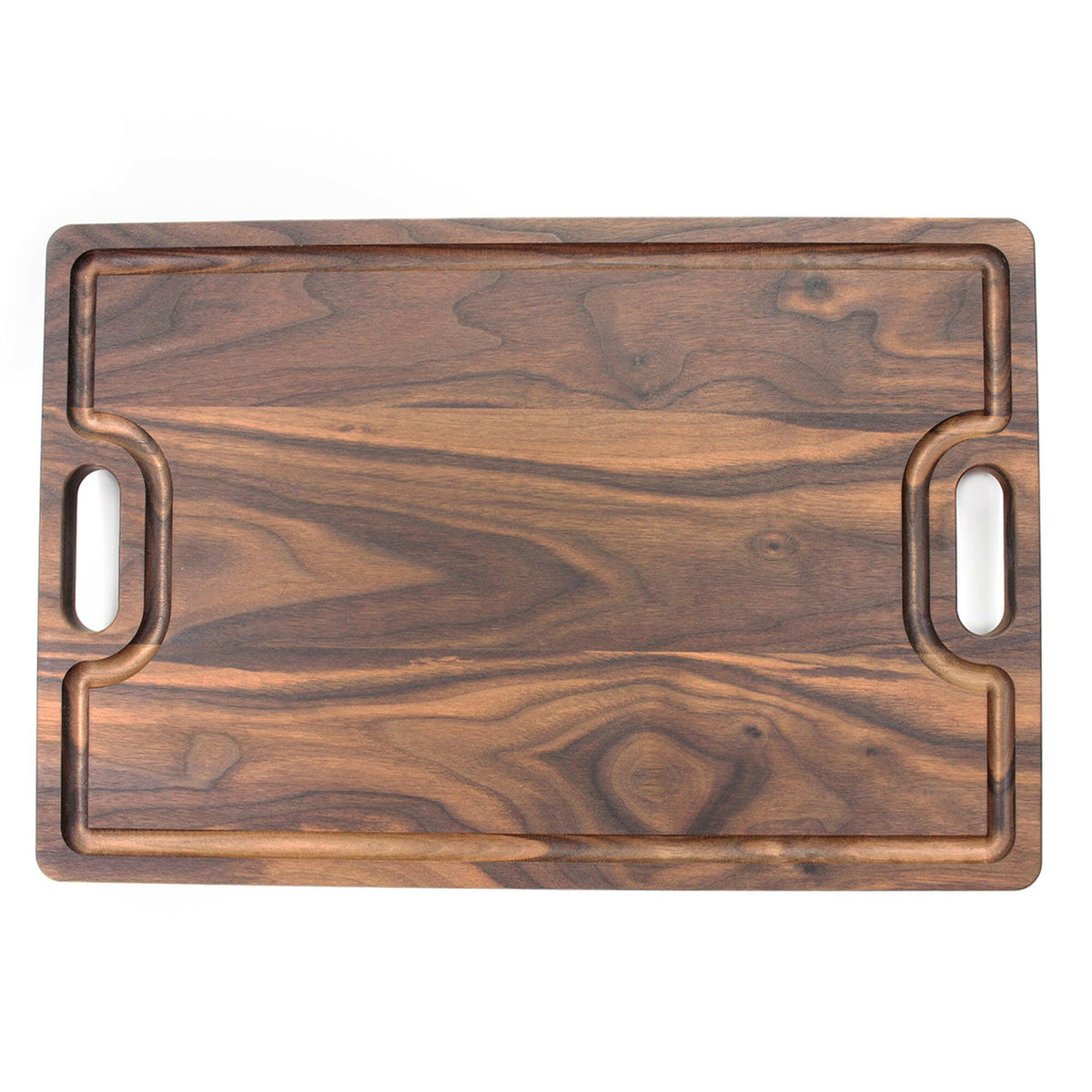 Large Serving Tray / Cutting Board - Hardwood 24 x 14 x 1 Made in U