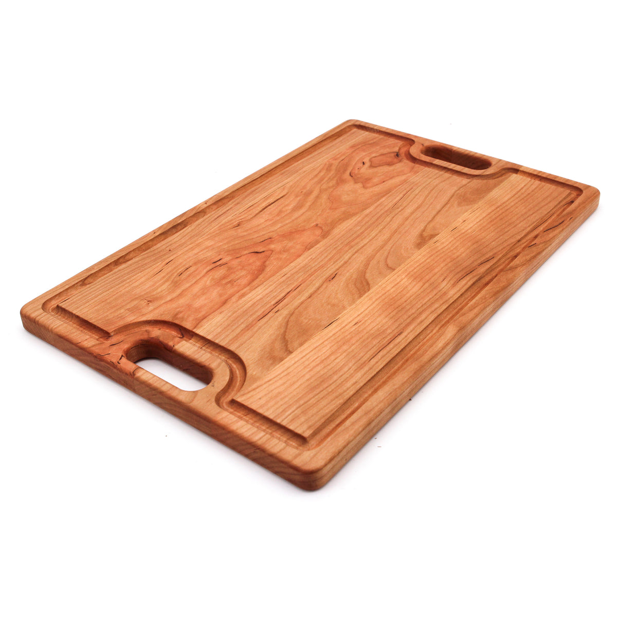 Cherry 18 × 12 classic cutting board with side handles