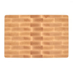 Maple 18 × 12 end-grain cutting board, top view