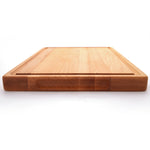 Maple 20 × 15 thick flat-grain cutting board, low profile