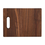 Walnut 12 × 9 single-handle cutting board