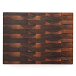 Walnut 24 × 18 end-grain cutting board, plain top view