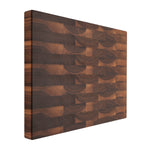 Walnut 24 × 18 end-grain cutting board, plain angled view