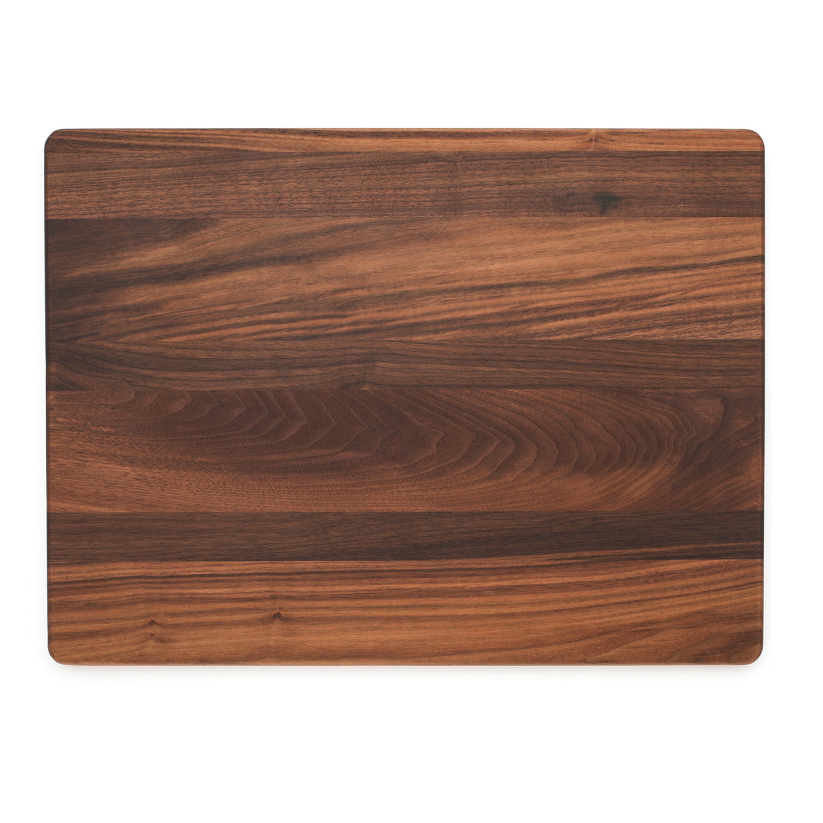 Walnut 24 × 18 extra-large cutting board, plain reverse face