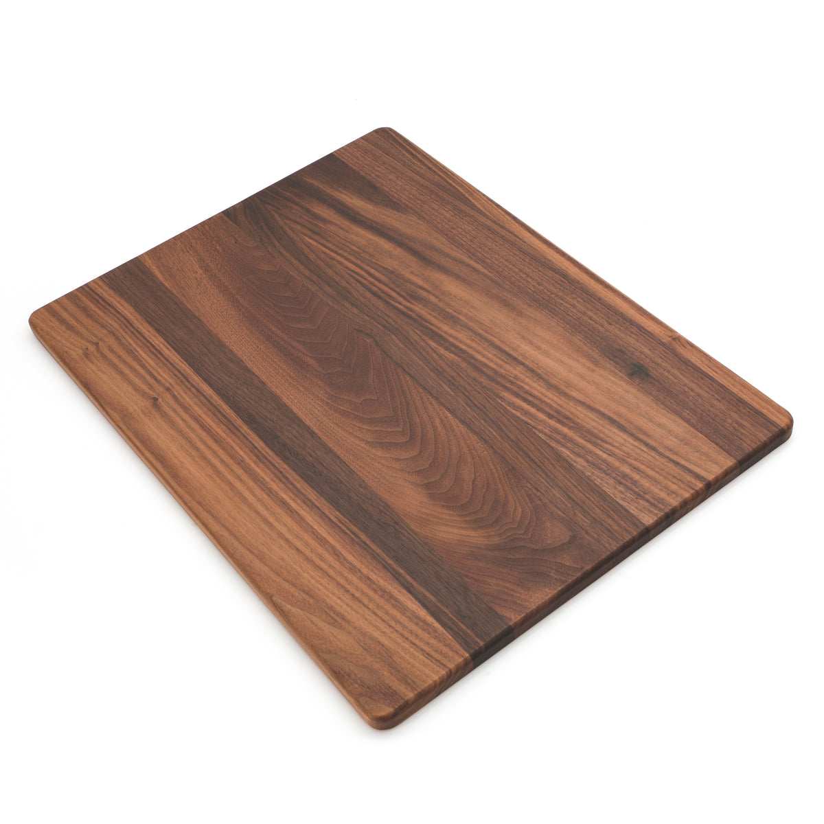 Walnut 24 × 18 extra-large cutting board, reverse angle