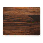 Walnut 24 × 18 thick flat-grain cutting board, top view