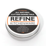 Refine cutting board wax tin; 4 oz package shown