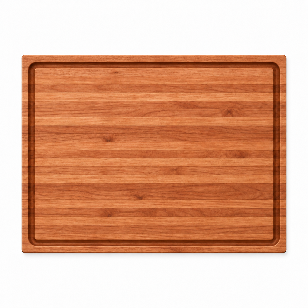 20 × 15 Cherry / Top Juice Groove / No Handles — top view