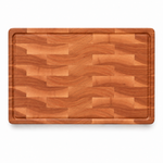 18 × 12 Cherry / Top Juice Groove / No Handles — top view