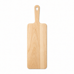 18 × 6 Maple / No Groove / Paddle Handle — top view