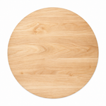 18-inch round Maple / No Groove / No Handles — top view