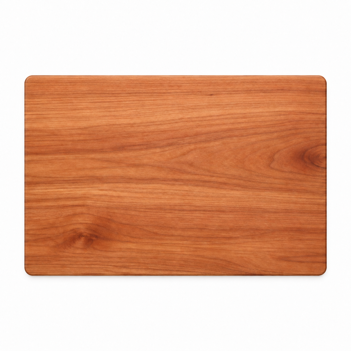 18 × 12 Cherry / Bottom Juice Groove / No Handles — top view