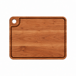24 × 18 Cherry / Juice Groove / Thumb-Hole Handle — top view