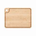 24 × 18 Maple / Juice Groove / Thumb-Hole Handle — top view