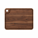 24 × 18 Walnut / Juice Groove / Thumb-Hole Handle — top view