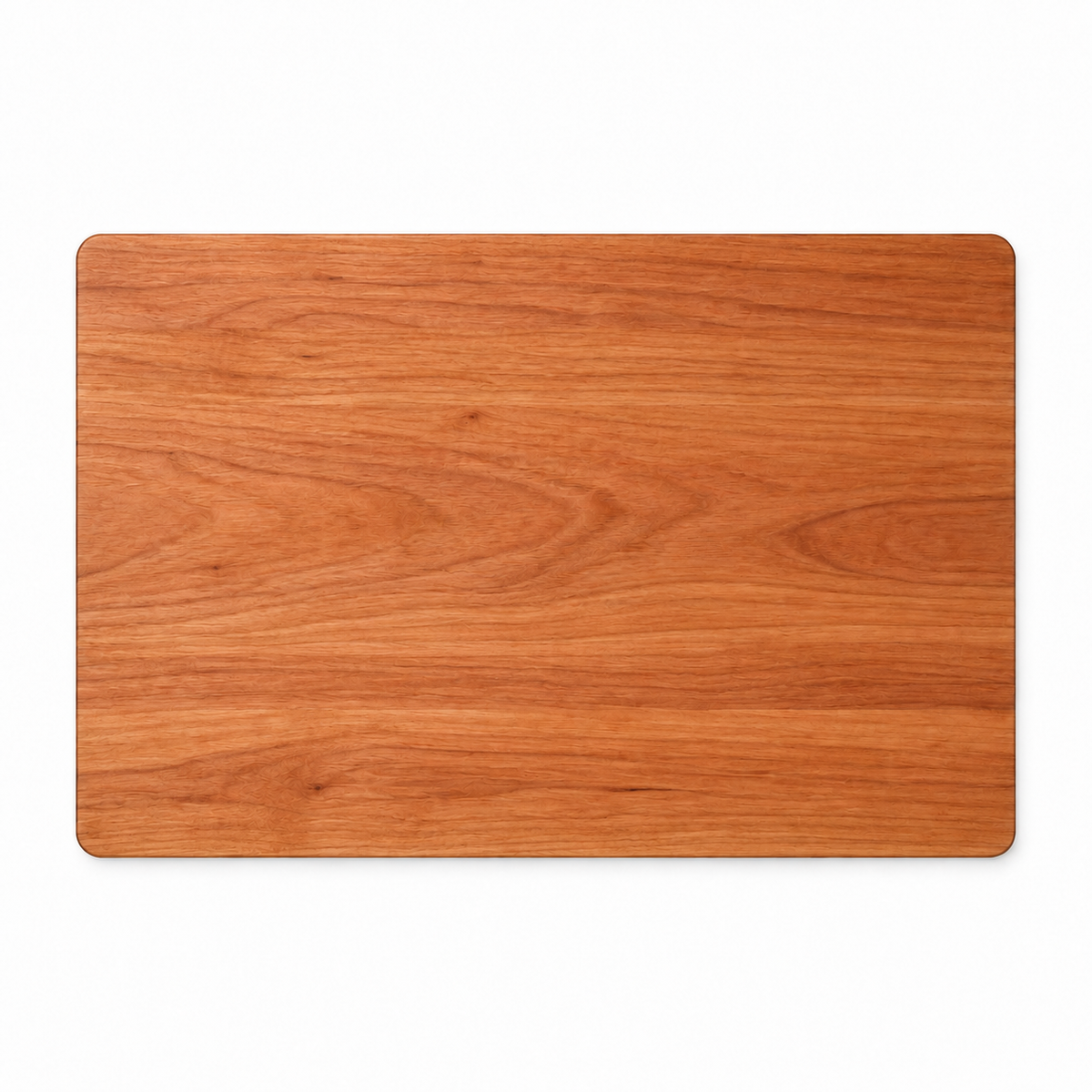 18 × 12 Cherry / No Groove / No Handles — top view