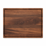 24 × 18 Walnut / Top Juice Groove / No Handles — top view