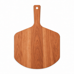 17 × 12 Cherry / No Groove / Paddle Handle — top view