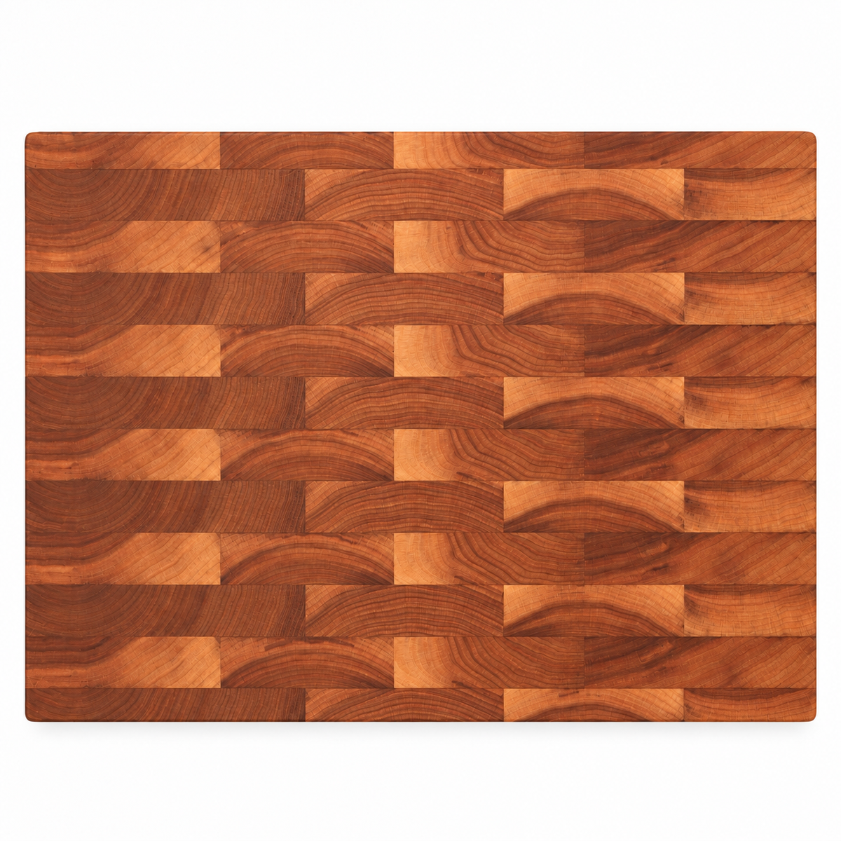 24 × 18 Cherry / Bottom Juice Groove / No Handles — top view