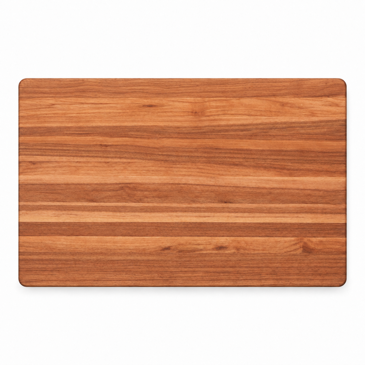 18 × 12 Cherry / Bottom Juice Groove / No Handles — top view