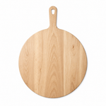 12" circle / 16.75" overall Maple / No Groove / Paddle Handle — top view