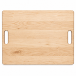 24 × 18 Maple / No Groove / Cutout Handles — top view