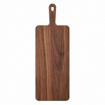 24 × 9 Walnut / No Groove / Paddle Handle — top view