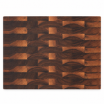 24 × 18 Walnut / Bottom Juice Groove / No Handles — top view