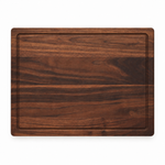 24 × 18 Walnut / Top Juice Groove / No Handles — top view