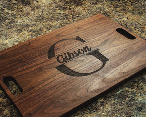 Personalized Cutting Board Wedding Gift, Monogrammed Cutting Board 18