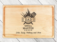 Load image into Gallery viewer, Gift For Dad Cutting Board, Personalized Gifts For Dad, Custom Grilling Gift For Dad, BBQ Gift For Dad - USA Made