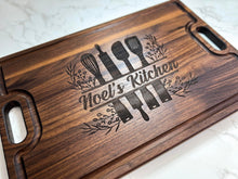Load image into Gallery viewer, Personalized Mothers Day Cutting Board, Custom Gift for Wife, Gift for her, Personalized Mother&#39;s Day Gift, Gift For Grandma, USA Made