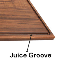 Load image into Gallery viewer, Extra Large Custom Engraved 24&quot;x 18&quot; Cutting Board, Laser Engraved Walnut Cutting Board, Monogrammed Cutting Board, Made in the USA