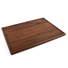 Load image into Gallery viewer, XL Personalized Walnut Serving Tray, 24&quot;x18&quot; Charcuterie Tray, Custom Walnut Cutting Board, Customizable Wedding Board, Made in the USA