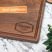 Load image into Gallery viewer, Personalized Charcuterie Board, Custom Cutting Board, Serving Board, Cheese Board, Mother’s Day Gift, Wedding Gift, Made in The USA