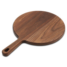 Load image into Gallery viewer, Walnut Paddle Cutting Board With Handle, Walnut Cutting Board With Handle, Charcuterie Board With Handle Handmade in the USA