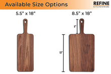 Load image into Gallery viewer, Walnut Paddle Cutting Board With Handle, Walnut Cutting Board With Handle, Charcuterie Board With Handle, 100% Handmade in the USA