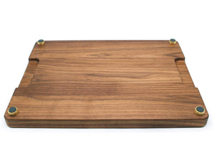 Premium Brass Cutting Board Feet - Set of 4, Includes Non-Slip Pads, and Phillips Screws. 1" Diameter Brass Hardware. 100% Made in the USA