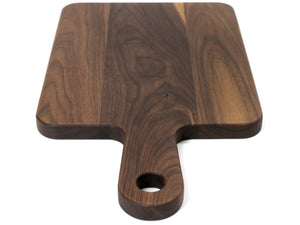 Classic Walnut Cutting Board With Handle, Black Walnut Cutting Board With Handle, Charcuterie Board With Handle Handmade in the USA