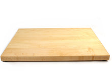 Load image into Gallery viewer, Large Butcher Block Cutting Board With Rubber Feet, Thick Cutting Board, Thick Wood Chopping Board, American Made Maple Hardwood