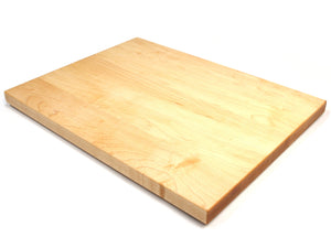 Large Butcher Block Cutting Board With Rubber Feet, Thick Cutting Board, Thick Wood Chopping Board, American Made Maple Hardwood