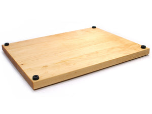 Large Butcher Block Cutting Board With Rubber Feet, Thick Cutting Board, Thick Wood Chopping Board, American Made Maple Hardwood